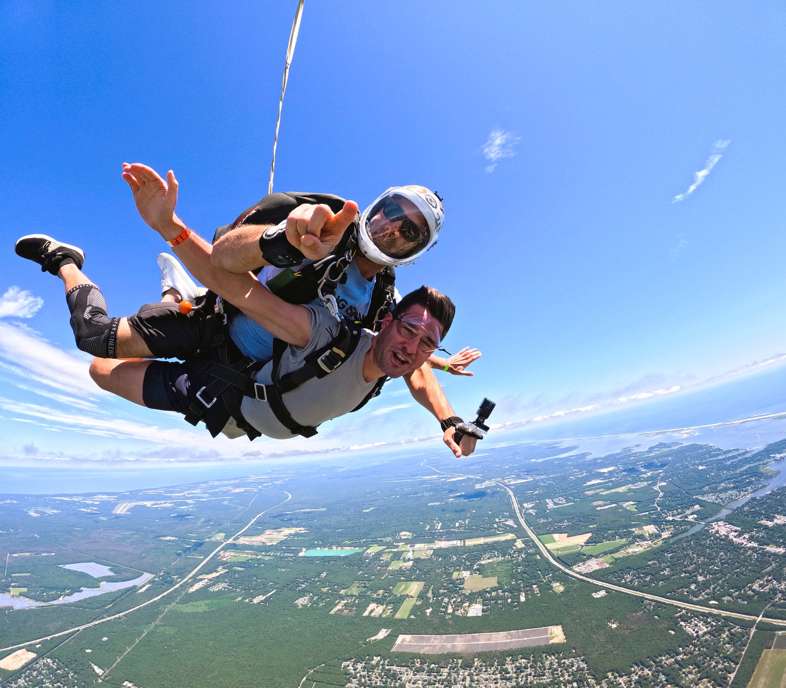 tandem skydiving over long island